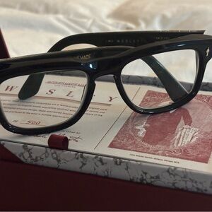 Wesley Eyeglasses with sunglass lenses and Case